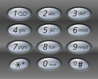 telefone keypad